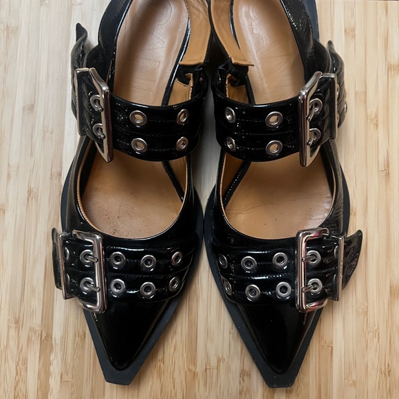 Ganni Ballerina Buckle Flats size 10, EU 40 - Picture 2 of 7